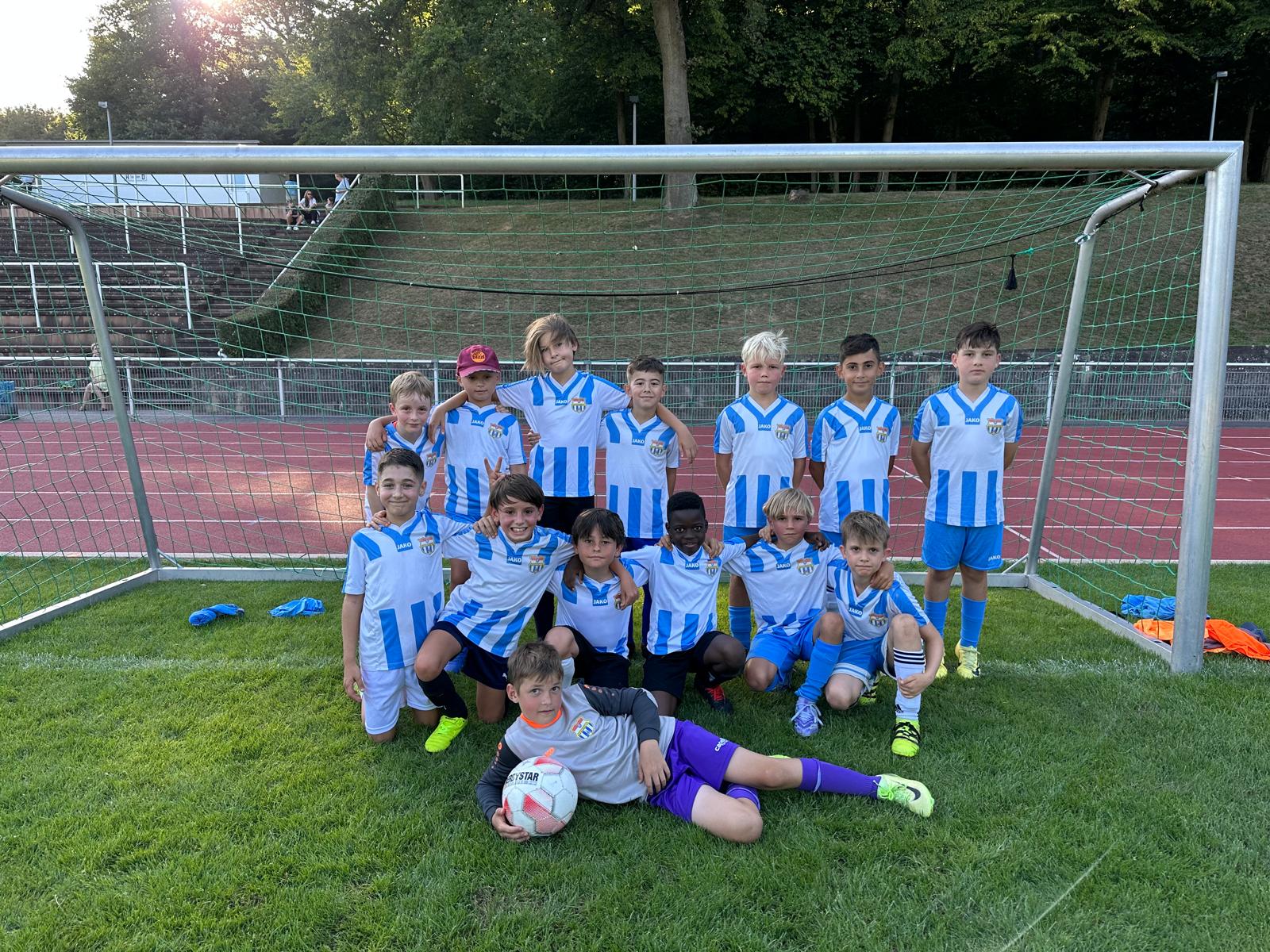 Mannschaftsfoto E‑Junioren SpVgg 08 Bad Nauheim